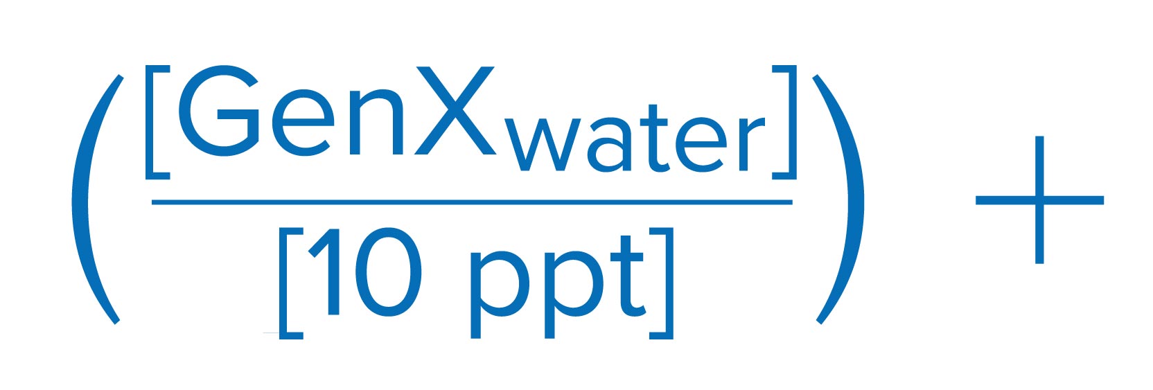 Hazard Index equation