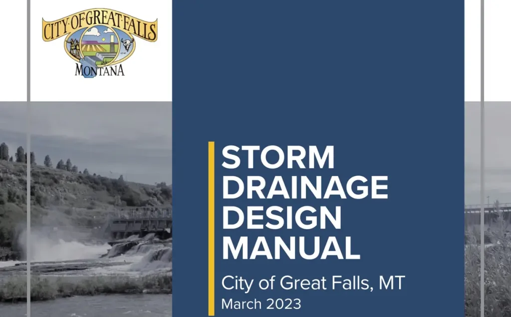 Great Falls stormwater drain design manual