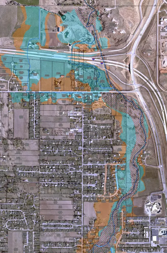 floodplain analysis map